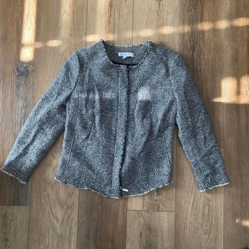 Liz-claiborne Women's Grey and Brown Jacket